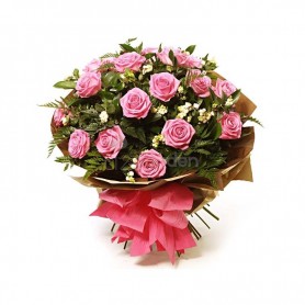 Bouquet de Rosas lindas cor de rosa - VITORIOSO