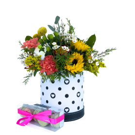 Caixa de flores da planície